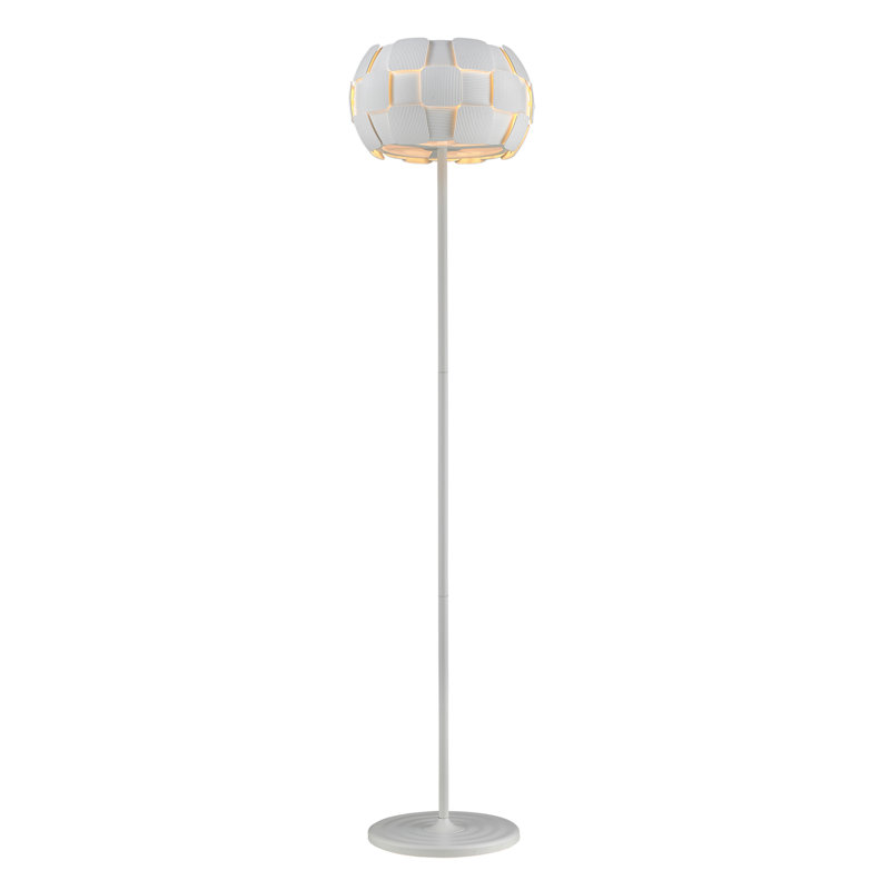 Mcgill 155cm White Traditional Floor Lamp