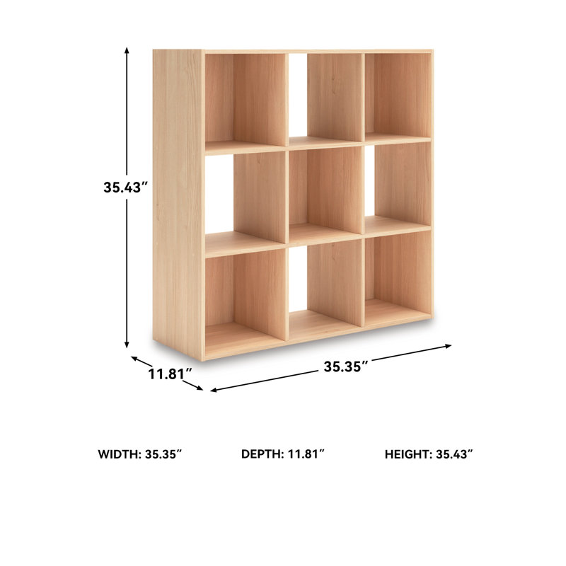 Organisateur de cubes Piperton, (3 tablettes) H 35 po x l 35 po x P 12 po.