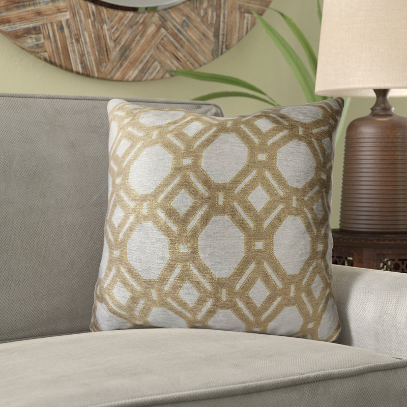 Oreiller médaillon Eclipse Luxury, 18 po x 18 po, Coussin décoratif