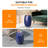 Blue Round Outdoor End Table
