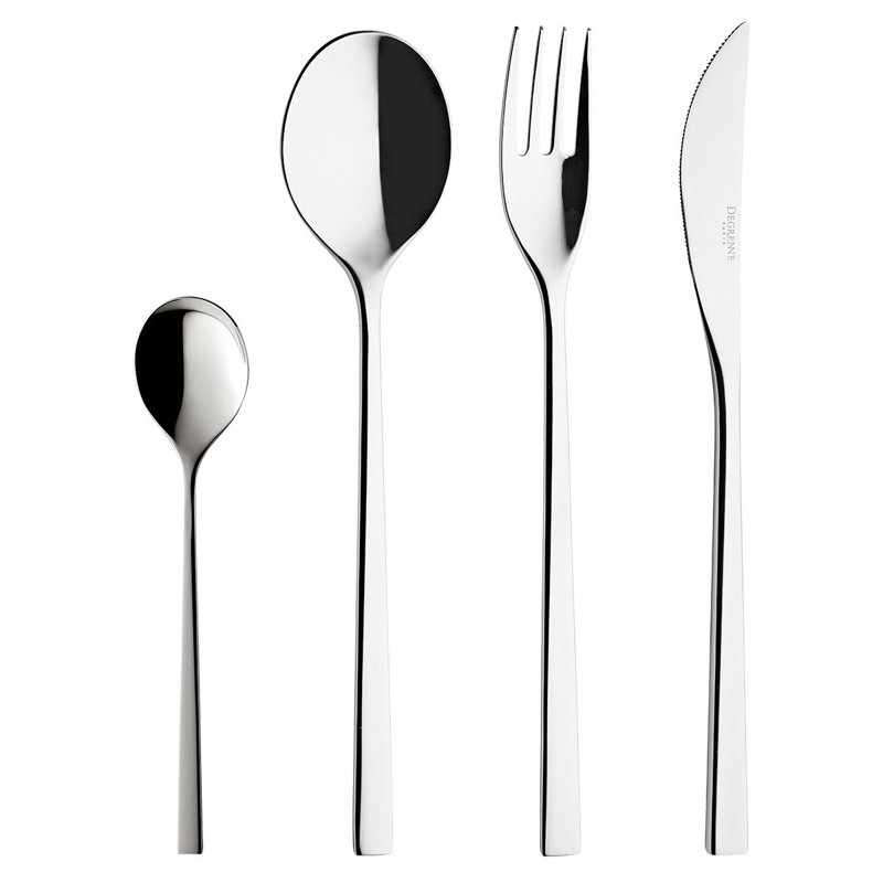 FUSE 24 - Piece Stainless Steel Flatware Set - Service for 6