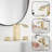 Widespread 2-handle Bathroom Faucet with Drain Assembly-86535596