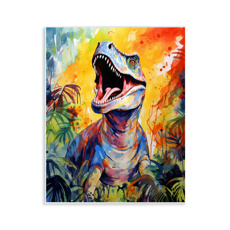 Fierce Roaring T-Rex Wall Plaque, design by Creative Studio