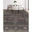 Hand-Knotted High-Quality Black Area Rug