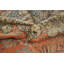 Tapis traditionnel floral rétro en laine 10 x 13