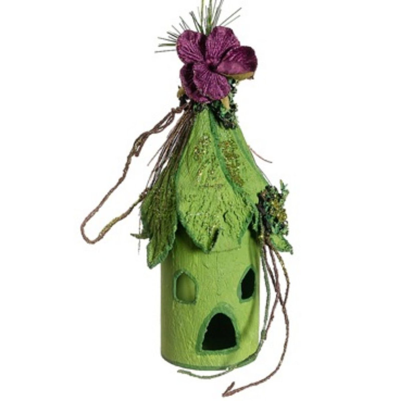 Ornement de Noël vert 8,5 "