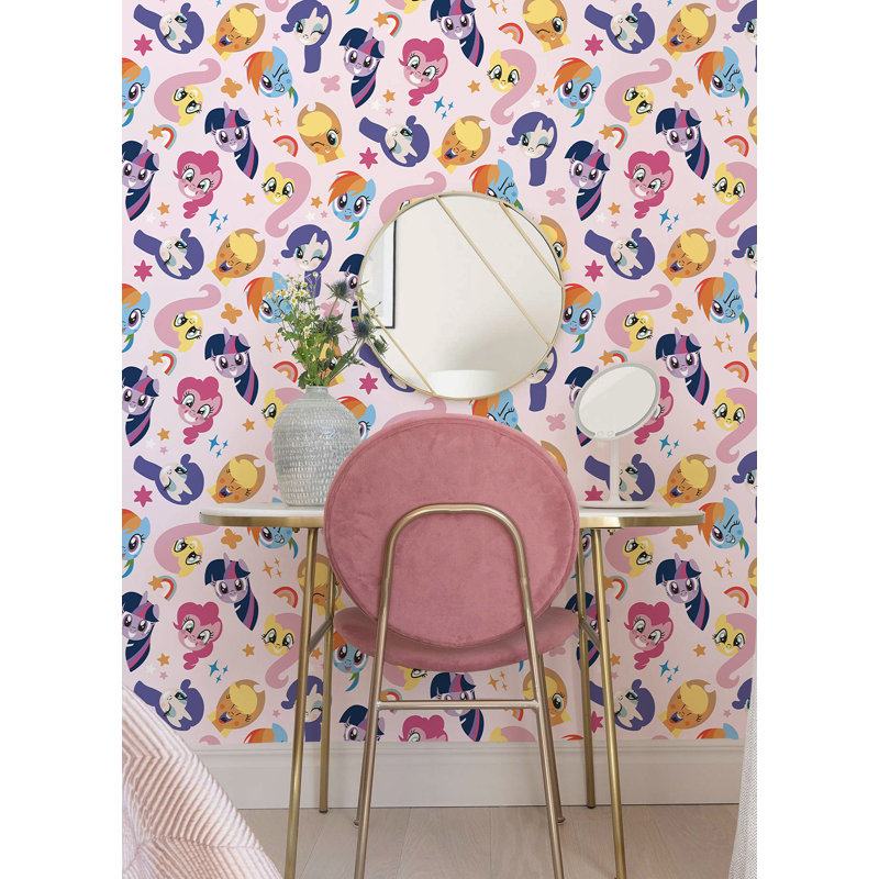 Rouleau de papier peint autocollant My Little Pony Toss L 18,83 pi x l 18 po