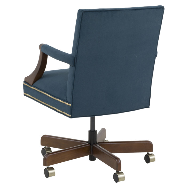 Office Chair, 1111 Brown, Almond Buff, Small Brass