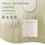 Meuble-lavabo simple mural 20 po avec comptoir en résine