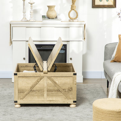 Table basse avec rangement Farmhouse