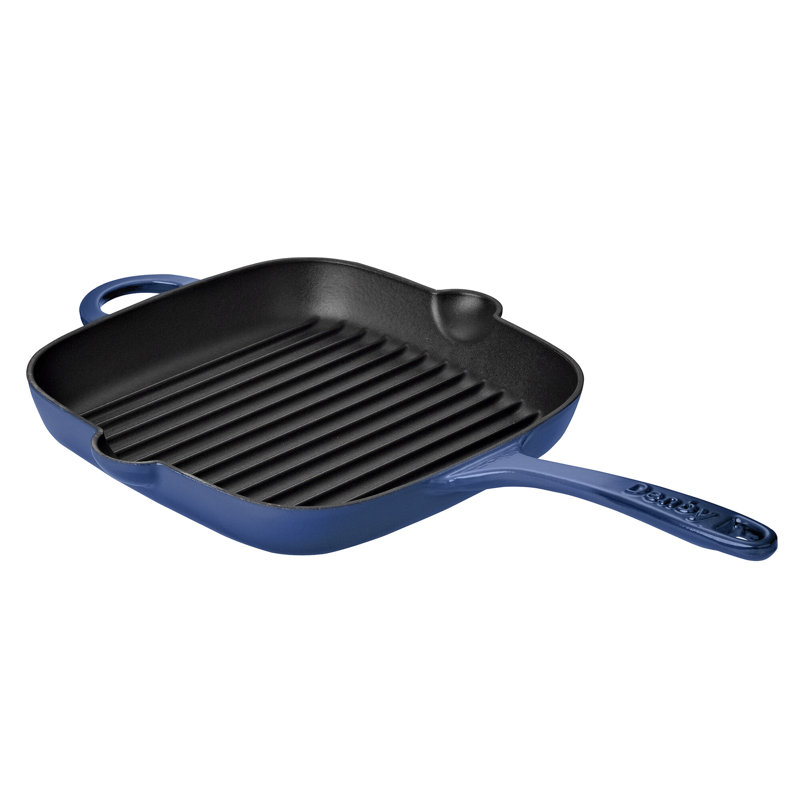 25cm Cast Iron Griddle Pan - Thumbnail 2