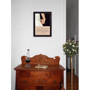 I Do Framed Wall Art for Living Room, Home Wall Decor Framed Print by Bonnie Mohr
