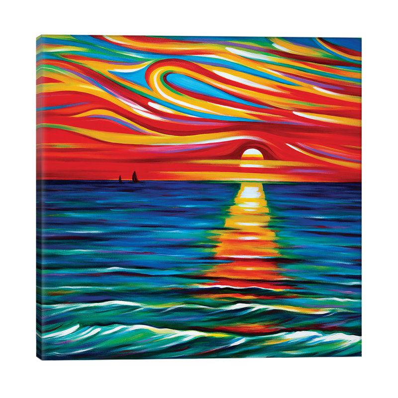 The Gift Of Sunset - Wrapped Canvas Print, 45.72 cm H x 45.72 cm W x 3.175 cm D