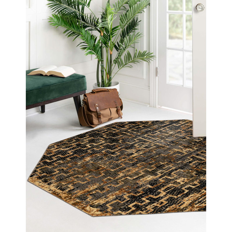 Tapis 17 étages Aura Karwan, Octogone 8 pi x 8 pi