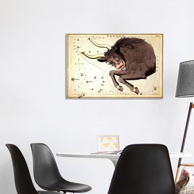Taurus Constellation ll 1 Piece Wrapped Canvas Wall Art