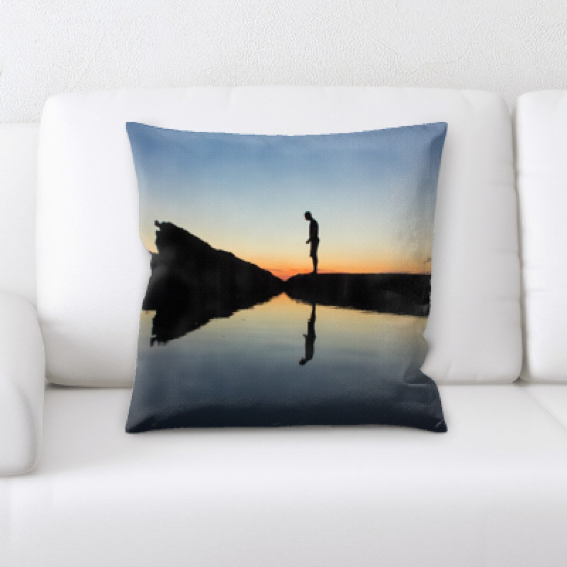 Microsuede Throw Pillow