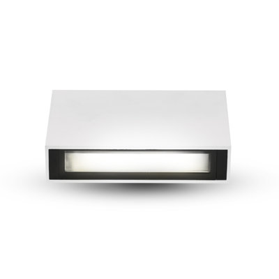 Slice 6.25-in Integrated LED ETL Certified Fixed Surface Mounted Wall Washer, White