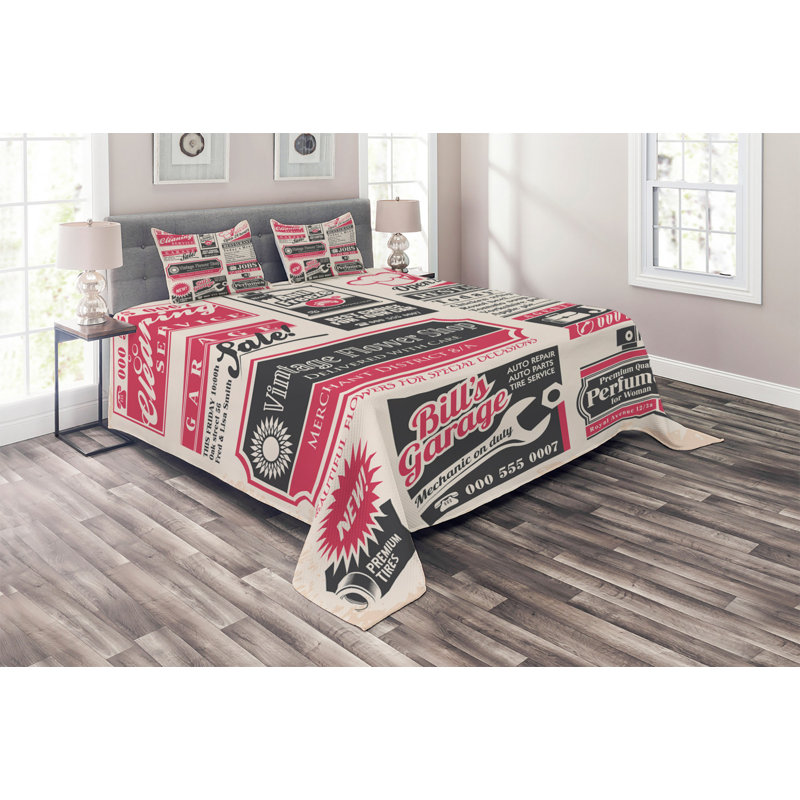 Farmhouse / Country Polyester Coverlet