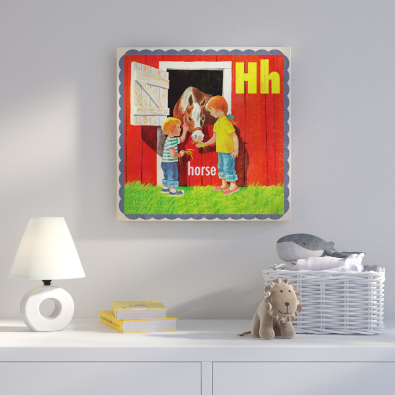 Horse - Wrapped Canvas Print, 102cm H x 102cm W