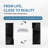 36" Wall-mounted Bathroom Storage Set