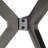 Devan 70" Iron Metal Base Dining Table And X-Back Metal Chairs Set - Table And 4 Chairs-427965983-427965981