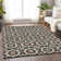 Premium Machine Washable Tweedy Charcoal Rug