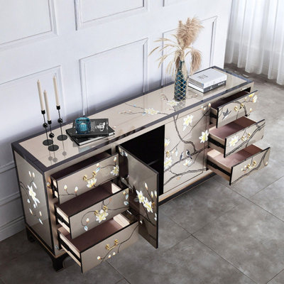 Creative Painted TV Stand