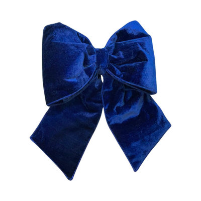 The Holiday Aisle® Plush Velvet Christmas Bow