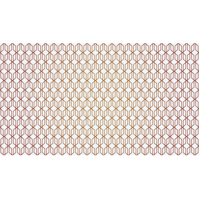 Modern Bronze Geometric Hexagon Pattern Wall Mural