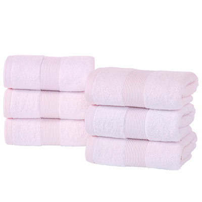 Ensemble de serviettes essuie-mains 100% coton 6 pièces srihitha