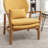Leifer Upholstered Accent Chair with Ottoman-1534032698