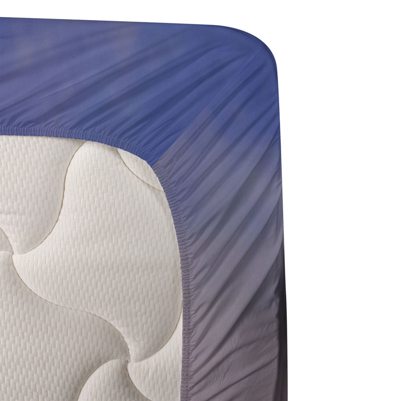 Microfiber Floral Sheet Set, Full Sheet Set + Fitted Sheet + 2 Pillowcases