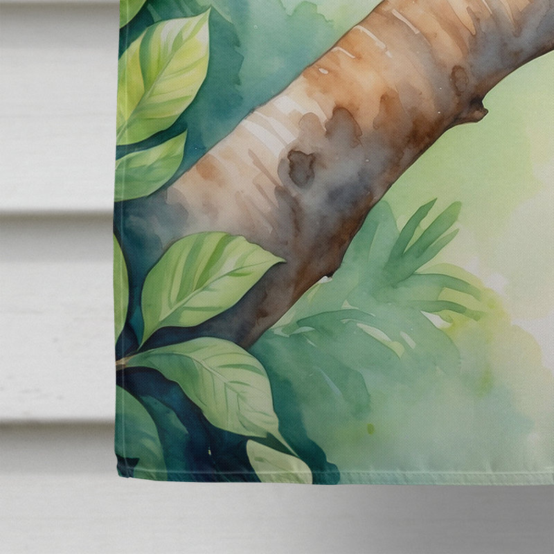 House Flag, Green Yellownaped Amazon Parrot