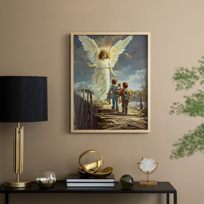 Religious Series CDLVII, reproduction encadrée - bois massif