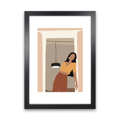 Mica Girl In Doorway N10 - Print