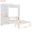 Lit escamotable double, lit escamotable avec tablettes