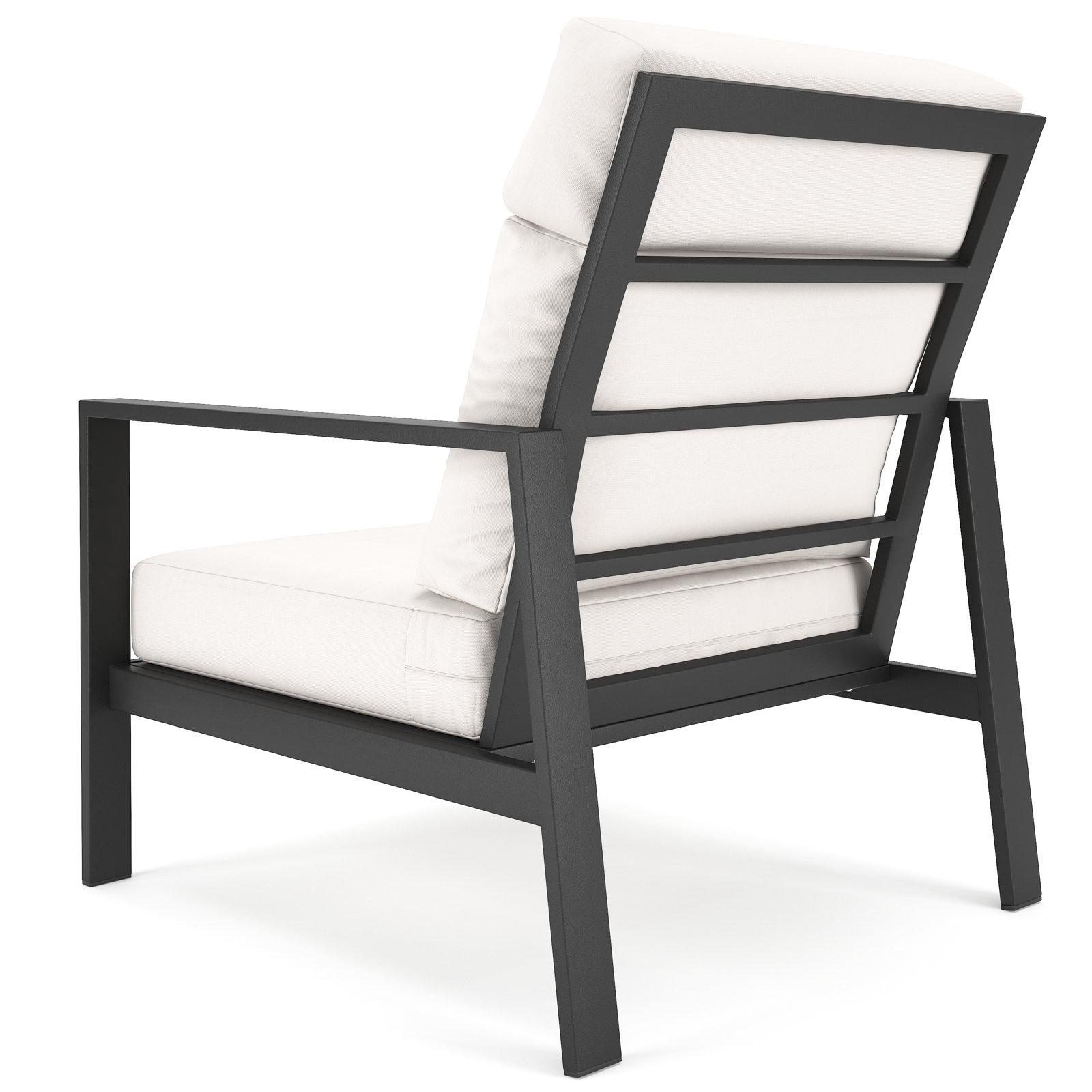Townsend Sunbrella® Patio Lounge Chair, Canvas White, None, No