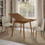 Table de salle à manger extensible en bois massif Aderyn Adryell de 23,6 à 47,2 pouces pour 2 à 6 personnes avec rangement caché-1944132656
