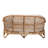Capriles 52.25" Rattan Round Arm Loveseat