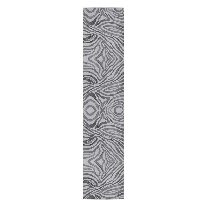 Abstract Indoor Rug, Tapis de couloir 2 pi 9 po x 12 pi