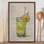 Orange cocktail par Eyre Tarney - reproduction de cadre photo-21849359