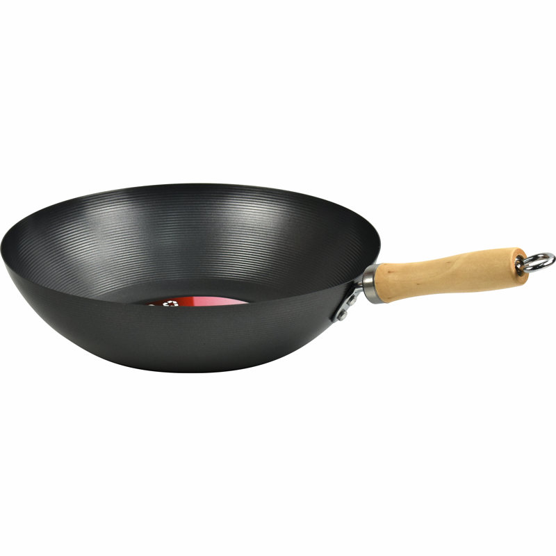 17 Stories Samaris Non-Stick Carbon Steel Wok