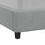Lit plateforme à oreilles tapissier Aubreana, gris-1375630435