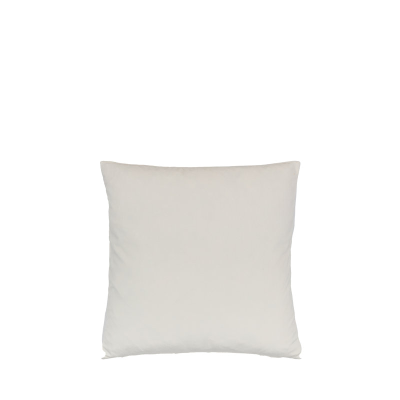 Bonhill Cream Square Throw Pillow Cover