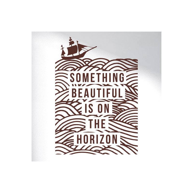 Non-Wall Damaging Wall Decal, Brown