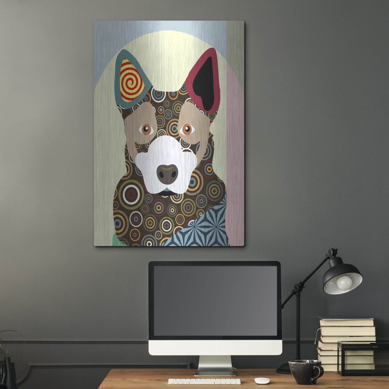 «Bouvier australien» par Lanre Adefioyue, H 36 po x l 24 po