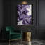 Abstrait art fluide sur toile mauve 4-564217483