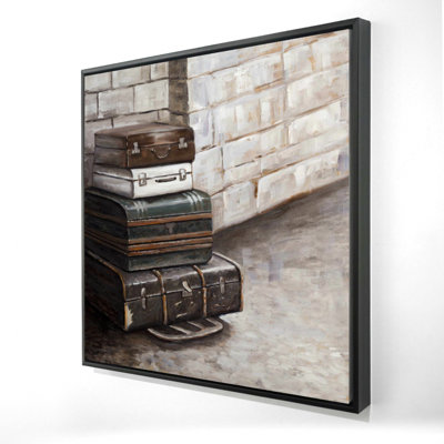 «Four Old Travelling Valises» sur