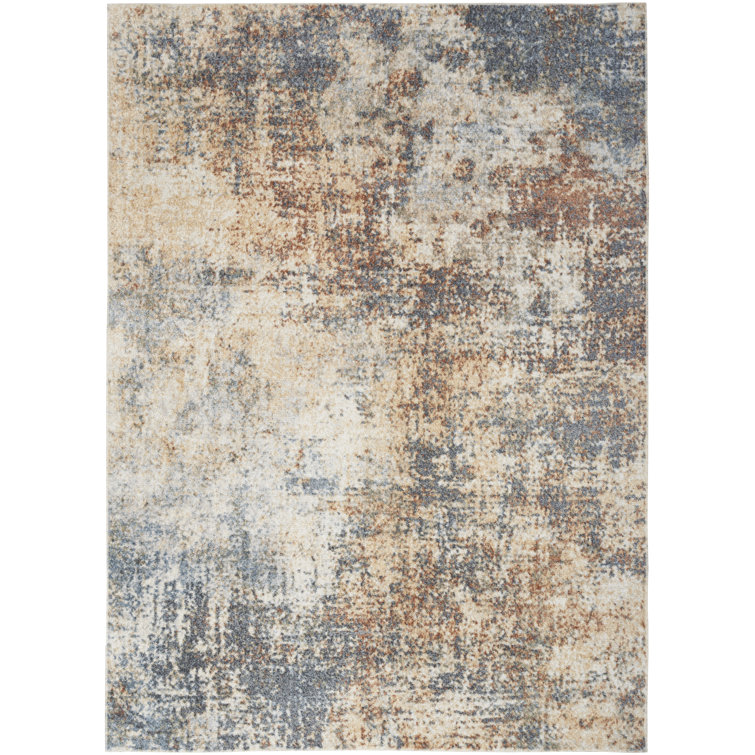 Pritt Washable Abstract Indoor Rug