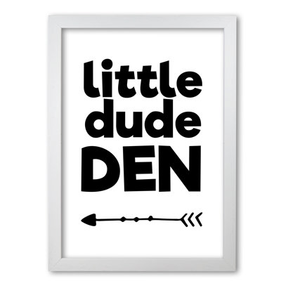 Little Dude Den - Rectangle Print